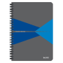 Blok Leitz Office Card A5 90 listov linajkový modrý