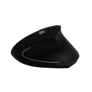 Bezdrôtová ergononická myš Q-CONNECT čierna