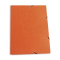 Odkladacia mapa OM 253 s gumičkou prešpánová oranžová, 20 ks