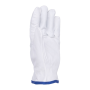 Rukavice pracovné celokoženné DONAU SAFETY biele veľ. 10/XL