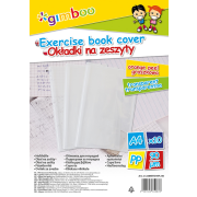 Obal na zošity, Gimboo, A4, zrnitý, 90mic, priesvitný