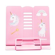 Stojan na knihy DONAU kovový, motív Jednorožec