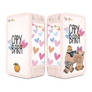 Peračník Gimboo 3-zipsový plný, mix motívov, 10 ks