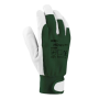 Rukavice pracovné, kombinované HOBBY zelené veľ. 8/M