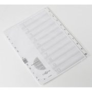 Kartónový rozraďovač PAGNA 10-dielny biely