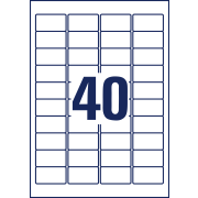 Etikety odolné na špeciálne použitie s trojnásobnou lepivosťou Avery 45,7x25,4mm biele