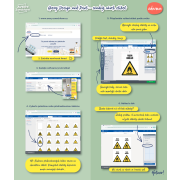 Etikety farebné 70x37mm Avery A4 100 hárkov zelené