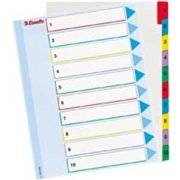 Kartónový rozraďovač Esselte ProjectPro 1-10 maxi