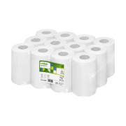 Papierové utierky v rolke WEPA SATINO Comfort 2-vrst. MIDI biele 68m (12ks)