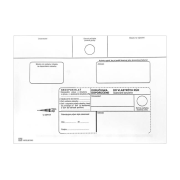 Poštové obálky C5 doručenka do VR OD,Nedoposielať, s páskou 1000 ks