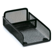 Drôtený stojan na kocku a vizitky Sakota 95x38x160 mm čierny