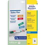 Magnetické popisovacie štítky Avery 78mm x 28m