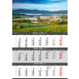 Nástenný kalendár 3-mesačný Hory 31,5 x 45 cm 2026