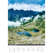 Nástenný kalendár Tatry 31,5 x 45 cm 2026