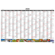 Plánovacia ročná mapa A1 88 x 64 cm obrázková