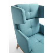 Jednokreslo October, nohy drevo, látka Medley 67006