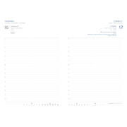 Diár Viva denný A5 14,8 x 21 cm čierny 2026