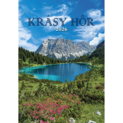 Nástenný kalendár 34 x 48,5 cm Krásy hôr 2026