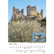 Nástenný kalendár 24 x 34 cm Krásy slovenskej prírody 2026