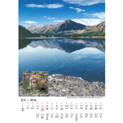 Nástenný kalendár 24 x 34 cm Krásy slovenskej prírody 2026