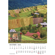 Nástenný kalendár 24 x 34 cm Krásy slovenskej prírody 2026