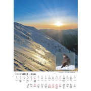 Nástenný kalendár 24 x 34 cm Krásy slovenskej prírody 2026