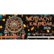 Stolový kalendár stĺpcový 29,7 x 13,8 cm - Motivačný 2026
