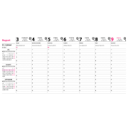 Stolový kalendár stĺpcový 32 x 15,5 cm - PRAKTIK 2026