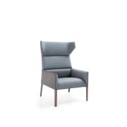 Kreslo Chic celočalúnené, látka Velvet Eucalyptus 193