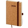 Diár Cork s pútkom týždenný, vreckový A6 9x14cm 2026