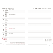 Diár Flexies týždenný vreckový A6 9x14cm modrý 2026