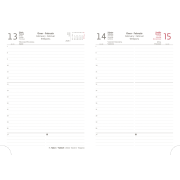 Diár Gommato denný A5 14,3x20,5 cm červený 2026