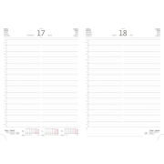 Diár Print classic denný A4 21x29,7cm anglická červená 2026