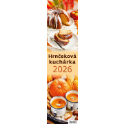 Nástenný kalendár Hrnčeková kuchárka - viazanka 12 x 48 cm 2026