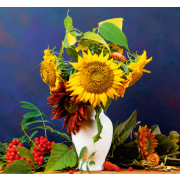 Nástenný kalendár Kytice - viazanka 12 x 48 cm 2026