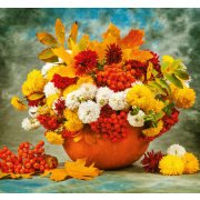 Nástenný kalendár Kytice - viazanka 12 x 48 cm 2026