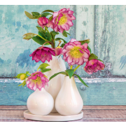 Nástenný kalendár Kytice - viazanka 12 x 48 cm 2026