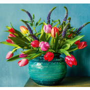 Nástenný kalendár Kytice - viazanka 12 x 48 cm 2026