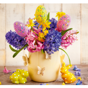 Nástenný kalendár Kytice - viazanka 12 x 48 cm 2026