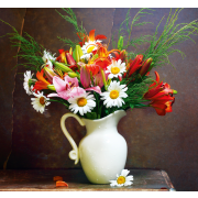 Nástenný kalendár Kytice - viazanka 12 x 48 cm 2026