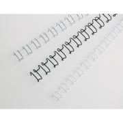 Drôtové hrebene GBC Multibind 21kr. 8mm biele