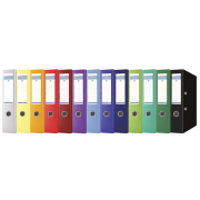 Zakladač pákový DONAU Premium-S, kartón/PP, A4/75 mm, žltý