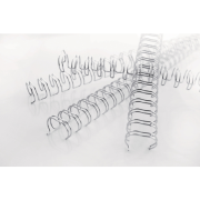 Drôtové hrebene GBC 9,5mm čierne 3:1