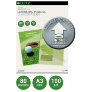 Laminovacie vrecká Leitz iLAM UDT A3, 80 mic, 100 ks