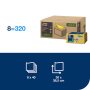 Čistiaca utierka 1-vrstv. TORK Long-Lasting žlté W8, 40 ks