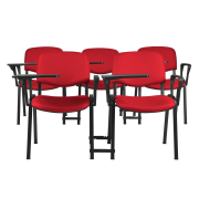 Rokovacia stolička Taurus TN sivá D5 - kostra čierna