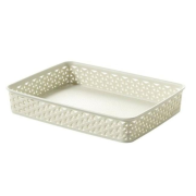 Košík MY STYLE, vel. A4 - smotanovo biela