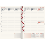 Diár týždenný B5 16,5 x 24,5 cm Manager 2026 - modrý