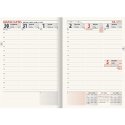 Diár týždenný B5 16,5 x 24,5 cm Manager 2026 - čierny