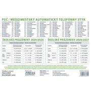 Stolový kalendár riadkový 21 x 15 cm - Pracovný malý 2026